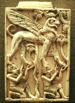 迦南時期的獅子：夏瑣神廟入口的獅子